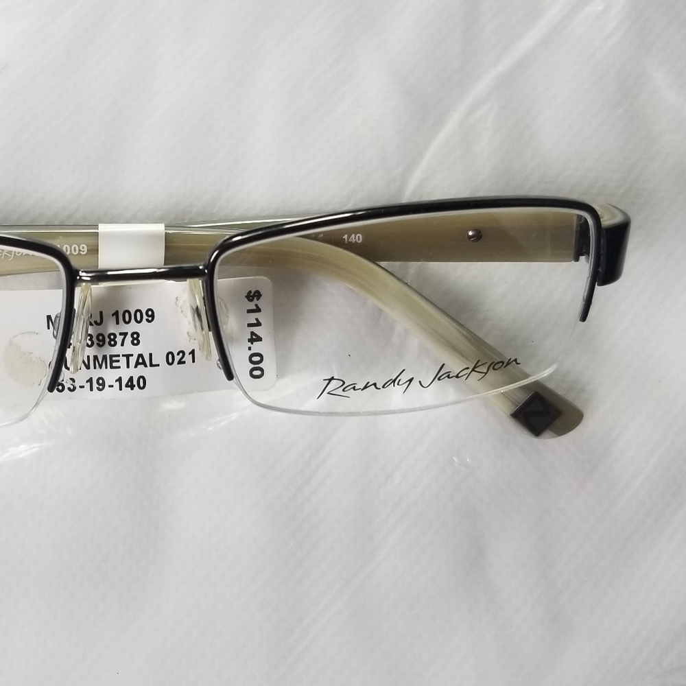 Randy Jackson mf rj  1009 Eyeglass Frames 53-19-140 - Picture 8 of 16
